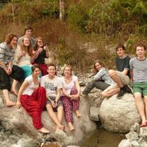 Volunteers in India exploring on their gap year