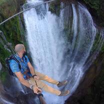 ZipLine over the waterfalls!