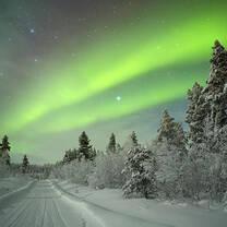 northern lights in Finland