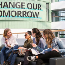 Students on campus