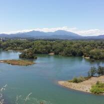 River that runs through town
