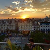 Beautiful sunset view of Havana!