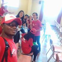 Other volunteers at the summer camp