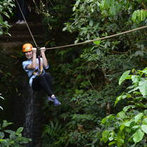 Zipline tour on the first day :) 
