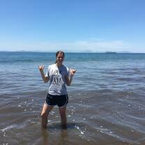 A short stop by the ocean during recreation day in Costa Rica!