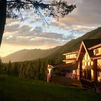 sunset in the East Kootenays
