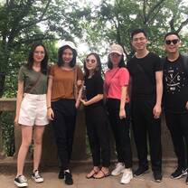 The weekend before the Dragon Boat Festival we 7 people went to She Mountain by car