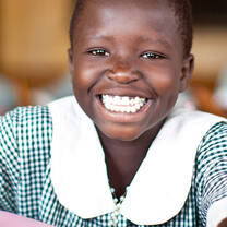 African Student Smiling