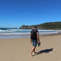 This is our Expedition Leader Gaz Lloyd. Always ready for a great morning hike.