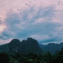 Sunsets in Laos