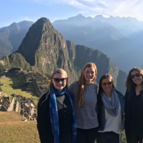 Nous avons pu découvrir le Machu Picchu entres amies 