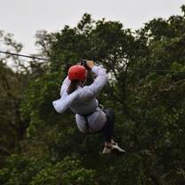 Zip-lining in Costa Rica