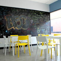 Bright Modern Student Lounge