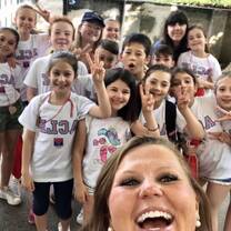 Selfie fun after a warm up circle! 