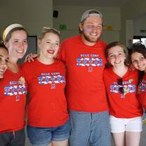 In a camp south of Rome, Fondi, these we're my coworkers! This was probably the best camp ever! The people I worked with we're amazing and I was so happy to have had such an amazing staff. 