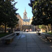 View of San Lorenzo with the monastery in the background