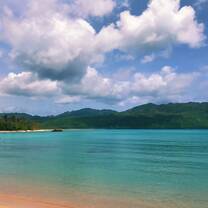 Breath taking view of a beach in the Dominican Republic 