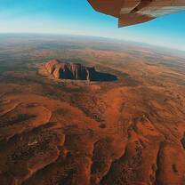 From the Plane right before Skydiving