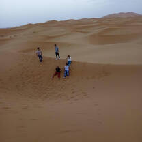 Fun in the sand dunes. 