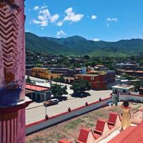 A rooftop view of the city from the top of a cathedral 