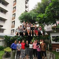 This picture was taken right after my group from the Critical Issues Summit met with the NGO's the Tea Group and Protection International.