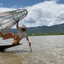 Myanmar fisherman 