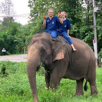 Me and My elephant, Wandee!