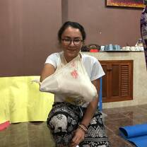 I have a plaster around my hand that we did for the WFA class as an example. 