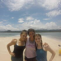 After kayaking to an island we got to go snorkeling. 