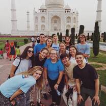 My group at the Taj Mahal, Agra, India.