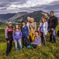  Alpine botanical garden in Khibiny mountains