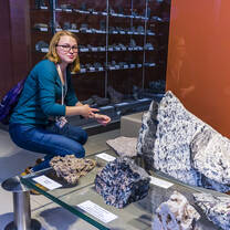 Museum of rocks in Kirovsk