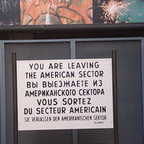 Berlin  Reminder of Checkpoint Charlie