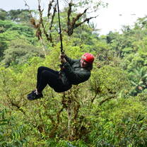 Tarzan Swing at Parque Aventura San Luis
