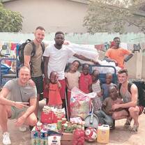Wecare international made donations to the shelter home 