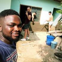 renovating the shelter home with volunteers from Austria 
