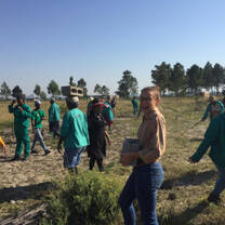 Conservation volunteers in South Africa