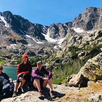ELEVATE participants hiking in Rocky Mountain National Park (Summer)