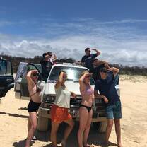 4x4 on Fraser Island 