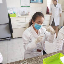 injection room working day 