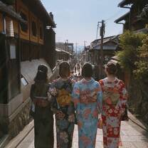 Tried Kimono for the first time @Kyoto's Hanami-koji