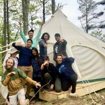 The yurt was my home for two amazing weeks. Never thought I would say I miss sleeping in a yurt. 