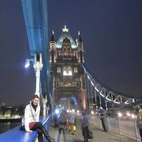 Student on Tower Bridge