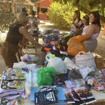 the big hearts will share no matter what, helping