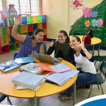 Colorful rooms, friendly faces