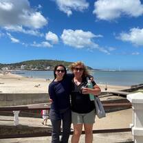 Intern in Uruguay beach