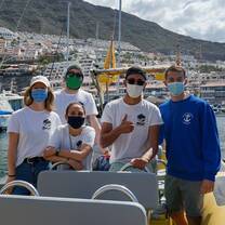 Research Volunteers on Research Vessel
