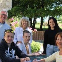 Volunteers at La Giraudiere France