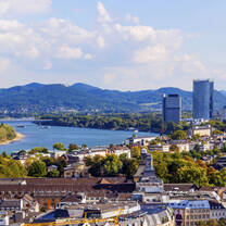 aerial view of Bonn, the former capital of Germany