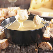 bread and cheese fondue